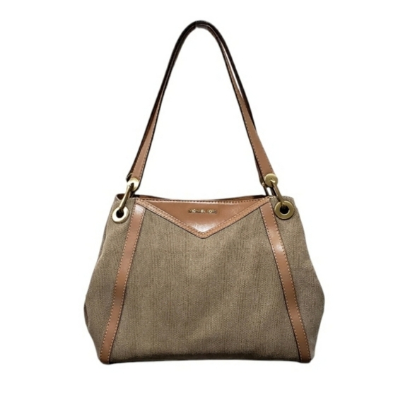 Michael Kors Cotton Canvas Shoulder Bag - Picture 4 of 7